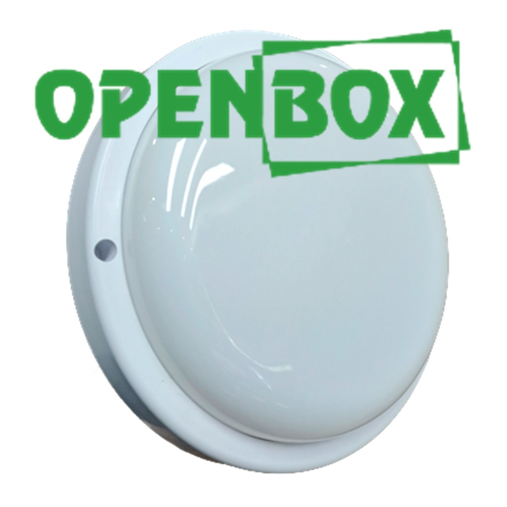 [IG-VLR12W-(OPEN-BOX)] Igoto - Vapoleta LED Redonda 12W 6500K Multivoltaje IP65 143x143x40mm (OPEN-BOX)