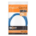 (AB360NXT24) Nexxt - Patch Cord UTP Multifilar Categoria 5E Azul 24AWG Revestimiento CM (3M/10ft) (Unidad)
