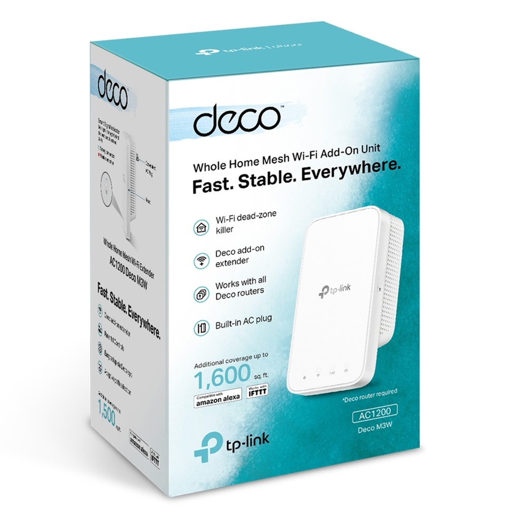 (DECO-M3W-1PACK) TP-Link - Router Inalambrico WiFi Mesh Doble Banda AC1200 (1 Unidad)
