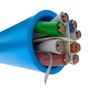 (AB357NXT04) Nexxt - Cable U/UTP Categoria 6A 100% Cobre 23AWG Tipo LSZH Interior Azul (305m/1000ft)