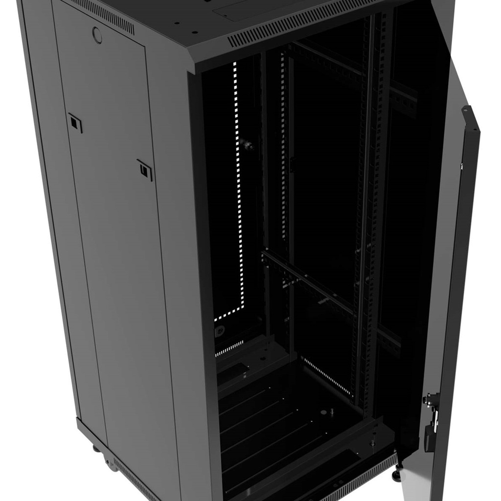 (AW221NXT23) Nexxt- Rack de Piso Cerrado con Puertas Tipo Malla 42U 600x1000mm