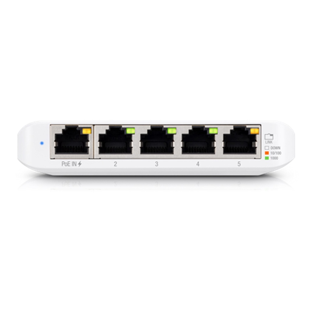 (USW-Flex-Mini) Ubiquiti - Switch UniFi Administrable Compacto de 5 Puertos 10/100/1000 Mbps