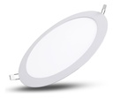 Lampara Panel LED 24W 6500K Luz Fria Redonda Empotrar BS-TD-24-BL Littman