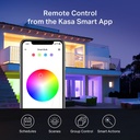 (KL125) Kasa by TP-Link - Bombillo LED Bulbo Inteligente Regulable 9W 2500K-6500K RGB Multicolor WiFi