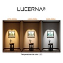 Lampara Tubo Antipolvo LED 18W 6500K Luz Fria 60cm Interiores/Exteriores 1620lm AP18277V Lucerna