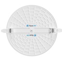 (DL-022-AG) DuraLED - Lampara Panel LED 9W 6500K Luz Fria Tipo Colmena Redonda Empotrar Borde Blanco