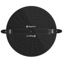 (DL-025-AG) DuraLED - Lampara Panel LED 9W 6500K Luz Fria Tipo Colmena Redonda Empotrar Borde Negro