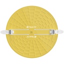 (DL-030-AG) DuraLED - Lampara Panel LED 36W 6500K Luz Fria Tipo Colmena Redonda Empotrar Borde Dorado