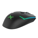 Mouse Gaming USB Delux (Negro) + LED M588BU
