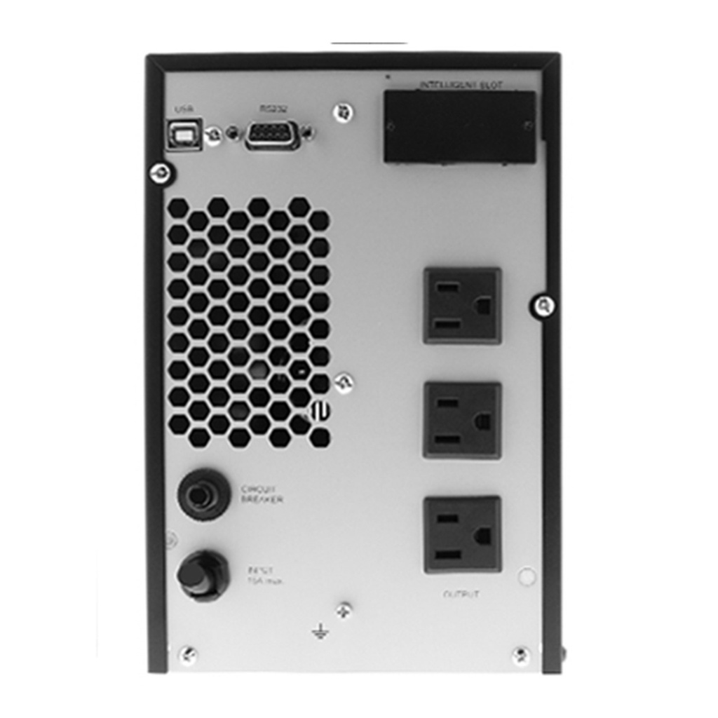 (FDC-1000T) Forza - UPS En Línea Sinusoidal 1000VA/900W Torre Pantalla LCD 110V (3) x NEMA 5-15R (3 en Reseva)