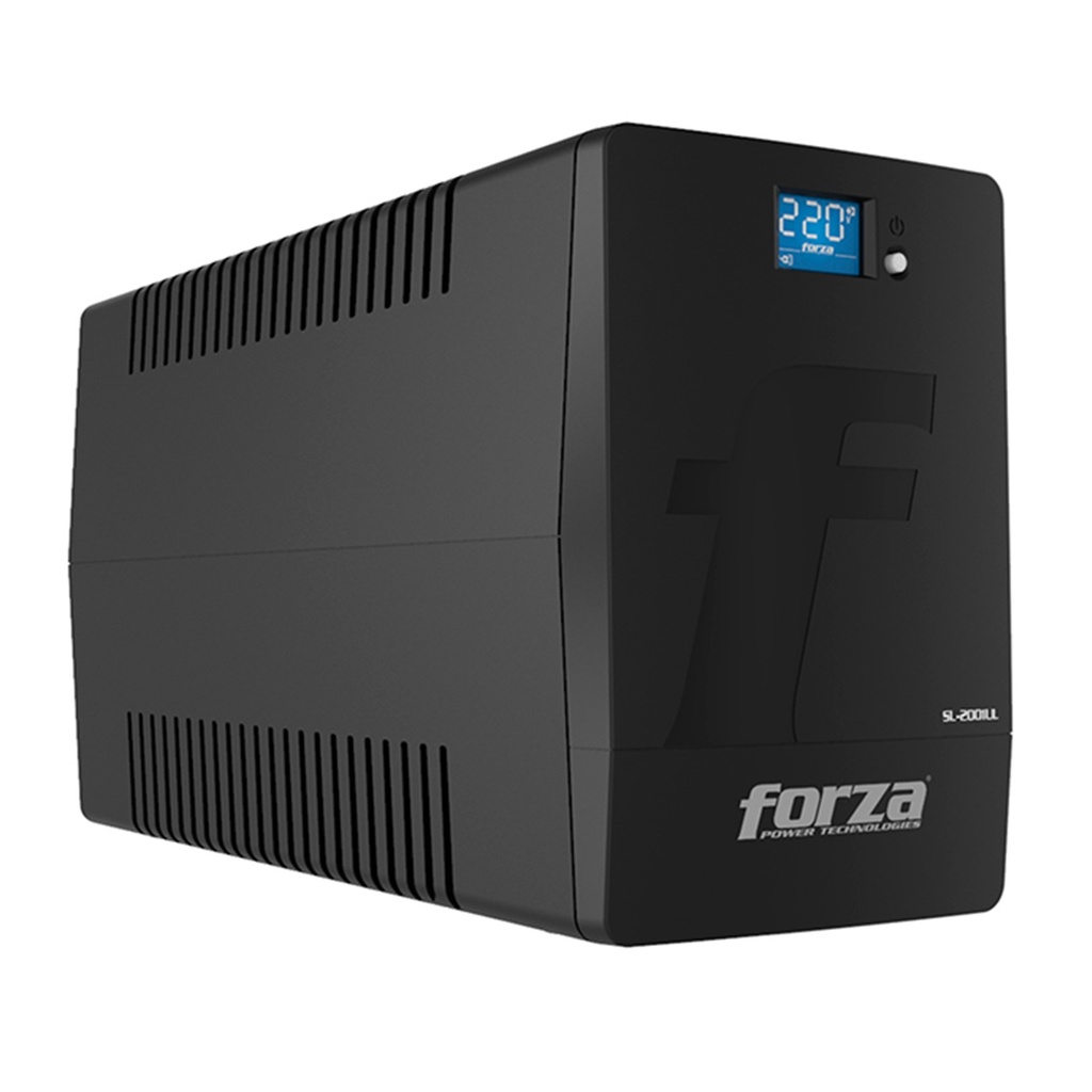 (SL-2001UL) Forza - UPS Interactivo 2000VA/1200W Torre Pantalla LCD 110V (8) x NEMA 5-15R