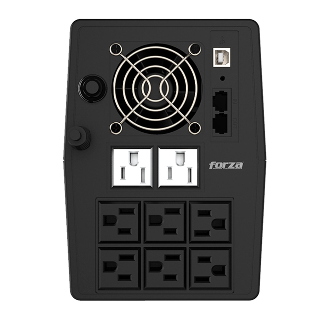 (SL-2001UL) Forza - UPS Interactivo 2000VA/1200W Torre Pantalla LCD 110V (8) x NEMA 5-15R