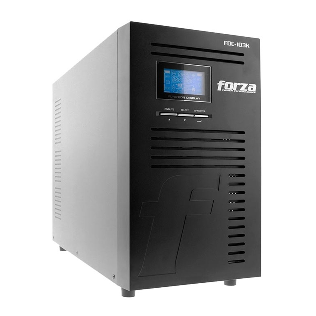 (FDC-103K) Forza - UPS En Línea 3000VA/3000W Torre Pantalla LCD 110V (8) x NEMA 5-20R + (1) x NEMA L5-30R USB/SNMP/RS-232