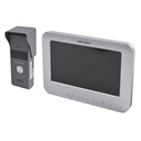 (DS-KIS203T) Hikvision - Kit de Videoportero Analógico con Pantalla LCD a Color de 7"