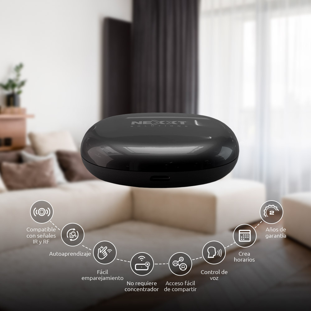 [NHA-I610] Nexxt Home - Control universal inteligente IR+RF