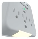 [FWT-331USBC] Forza - Toma Corriente Protector de Voltaje 1875W [3] x NEMA 5-15R + USB 120V