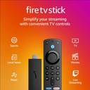 [FIRETVSTICK] Amazon - Fire TV Stick con Control Remoto Alexa (incluye controles de TV) Dispositivo de streaming en HD