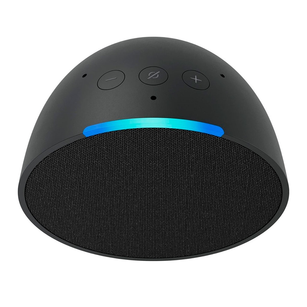 [ECHOPOP-NEGRO] Amazon - Altavoz Inteligente y Compacto con Sonido Definido + Alexa