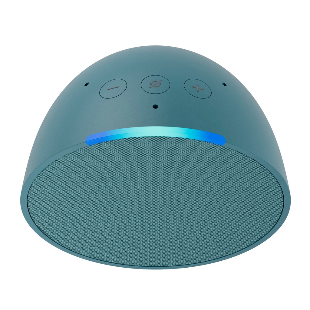 [ECHOPOP-VERDEAZULADO] Amazon - Altavoz Inteligente y Compacto con Sonido Definido + Alexa
