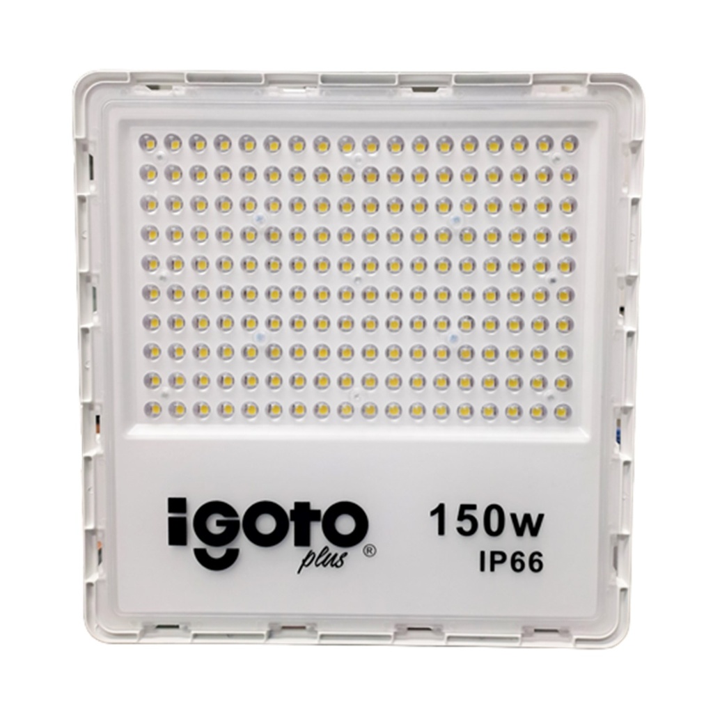 [IG-RL150W] Igoto - Reflector LED Cuadrado 150W 6500K Multivoltaje IP66 330x320x50mm