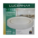 [S-603B-G] Lucerna - Lampara de Techo Plafon Decorativo 46W [500mmx80m] C/Control Dimerizable 3K-4K-6K Superficial