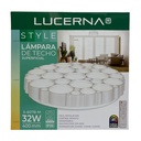 [S-607B-M] Lucerna - Lampara de Techo Plafon Decorativo 32W [400mmx85mm] C/Control Dimerizable 3K-4K-6K Superficial