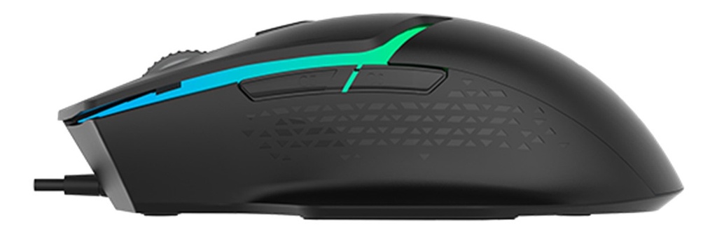 Mouse Gaming USB Delux [Negro] + LED M588BU
