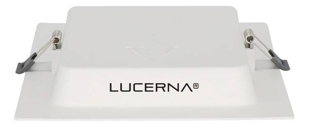 [406CCL-3K] Lucerna - Lampara Panel Driver/Integrado LED 6W 4" 3000K Luz Calida Cuadrada Empotrar 450lm