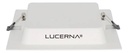 [406CCL-3K] Lucerna - Lampara Panel Driver/Integrado LED 6W 4" 3000K Luz Calida Cuadrada Empotrar 450lm