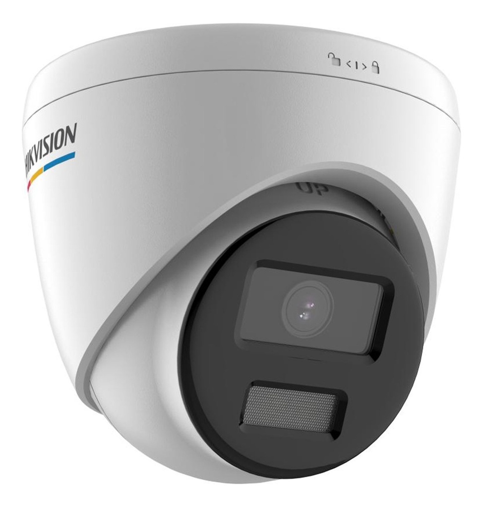 [DS-2CD1327G0-LUF(2.8mm)] Hikvision - Cámara HD Domo ColorVU IP 1080P [2MP] Lente 2.8mm [Metal/Plástico]
