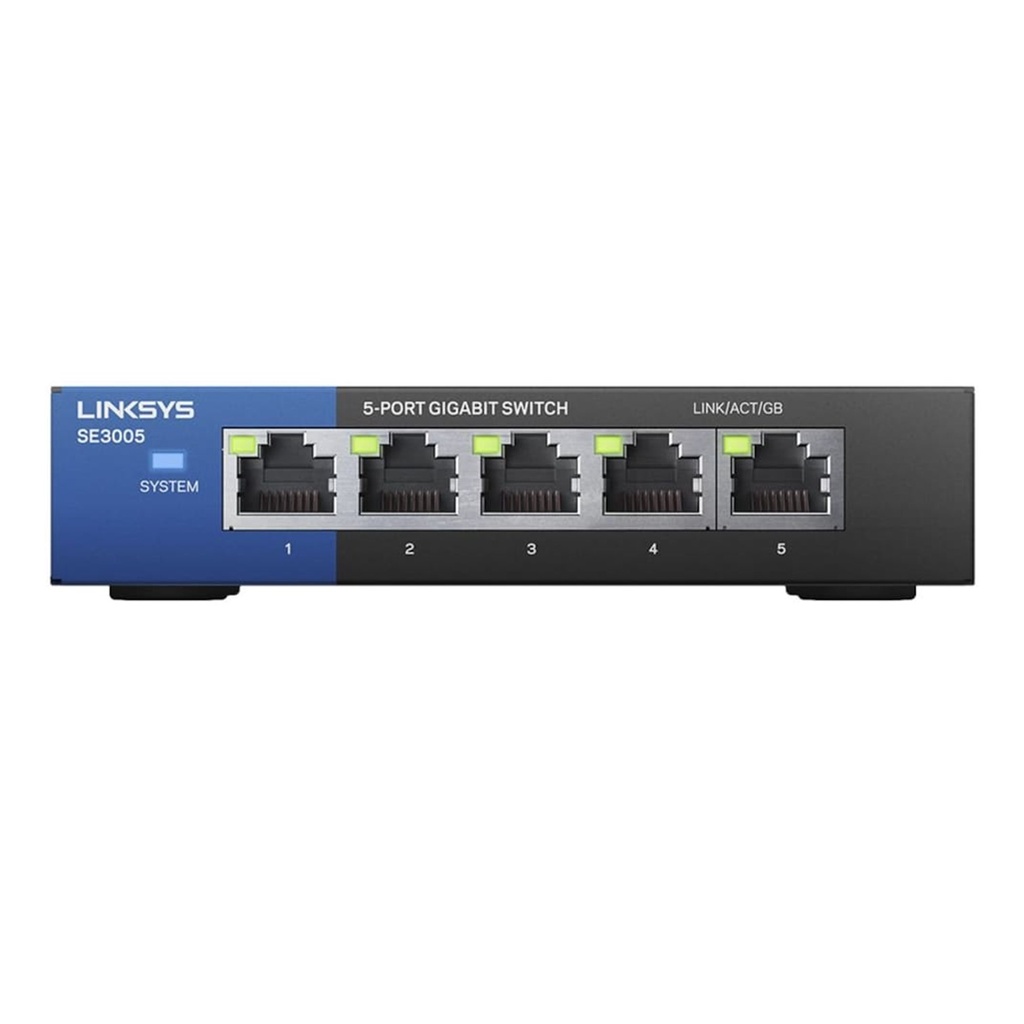 [SE3005] Linksys - Switch de Escritorio de 5 Puertos a Gigabit