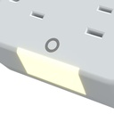 [FWT-631USBC] Forza - Toma Corriente Protector de Voltaje 1875W [6] x NEMA 5-15R + USB 120V