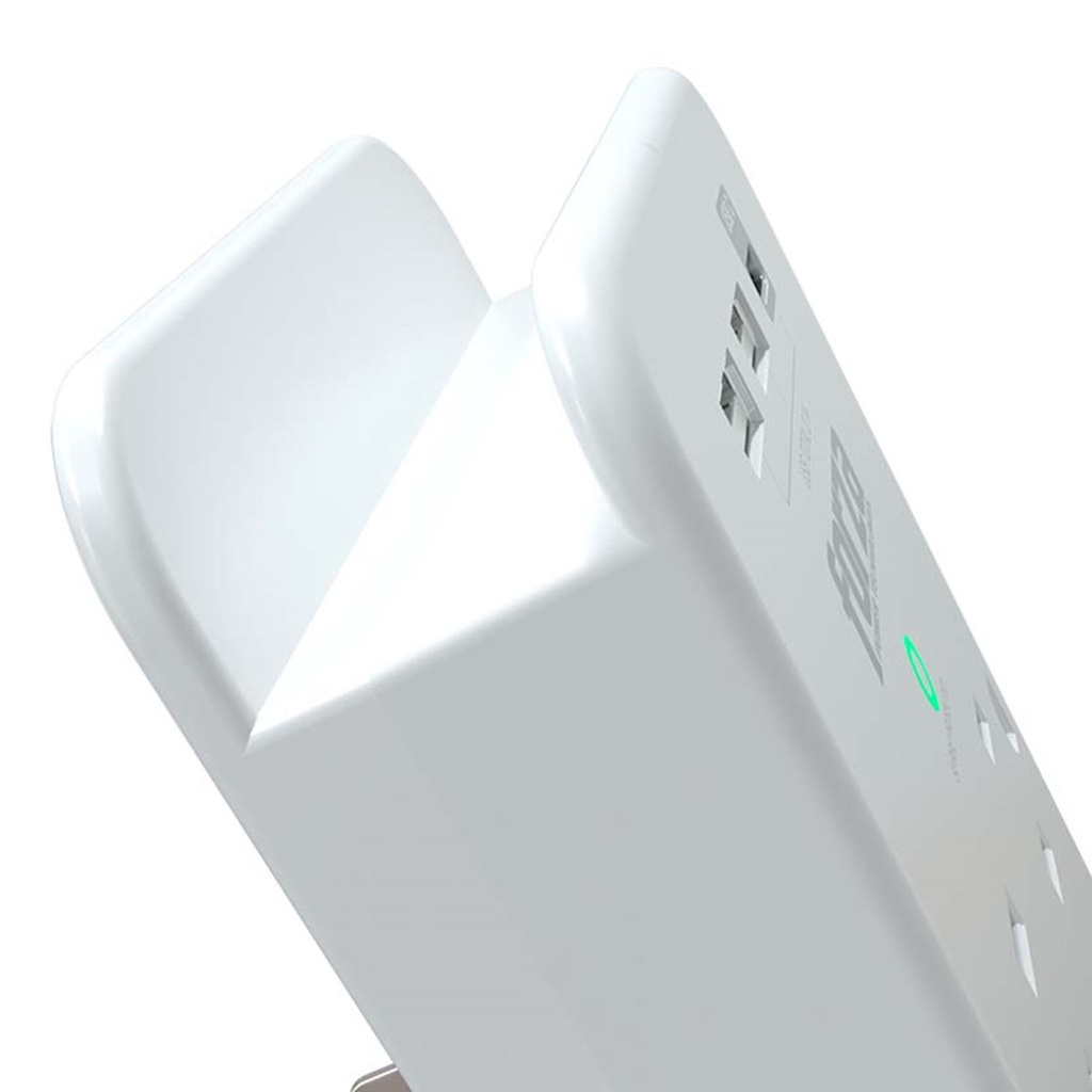 [FWT-631USBC] Forza - Toma Corriente Protector de Voltaje 1875W [6] x NEMA 5-15R + USB 120V