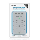 [FWT-631USBC] Forza - Toma Corriente Protector de Voltaje 1875W [6] x NEMA 5-15R + USB 120V