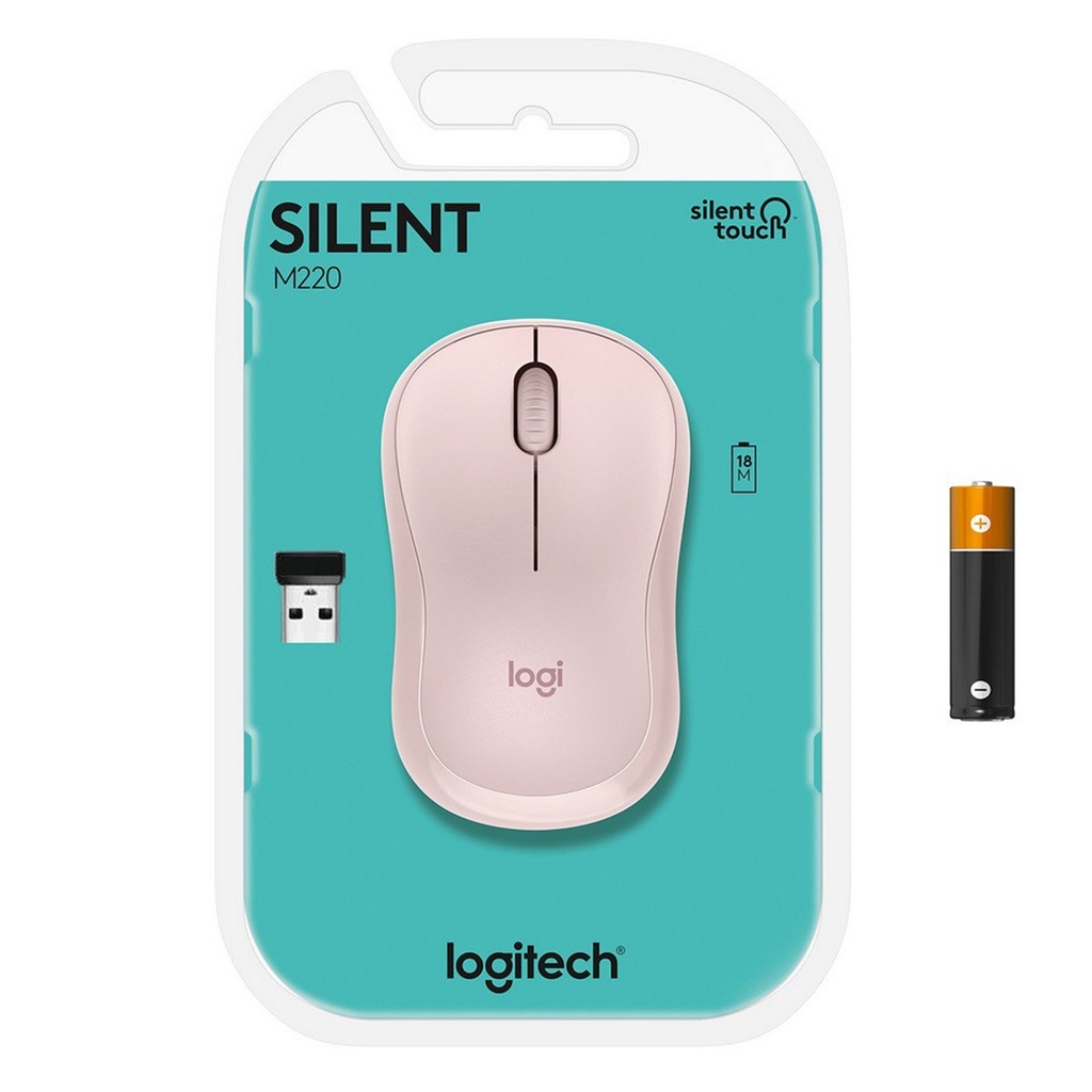 [M220-PINK] Logitech - Mouse Inalambrico [Rosa]