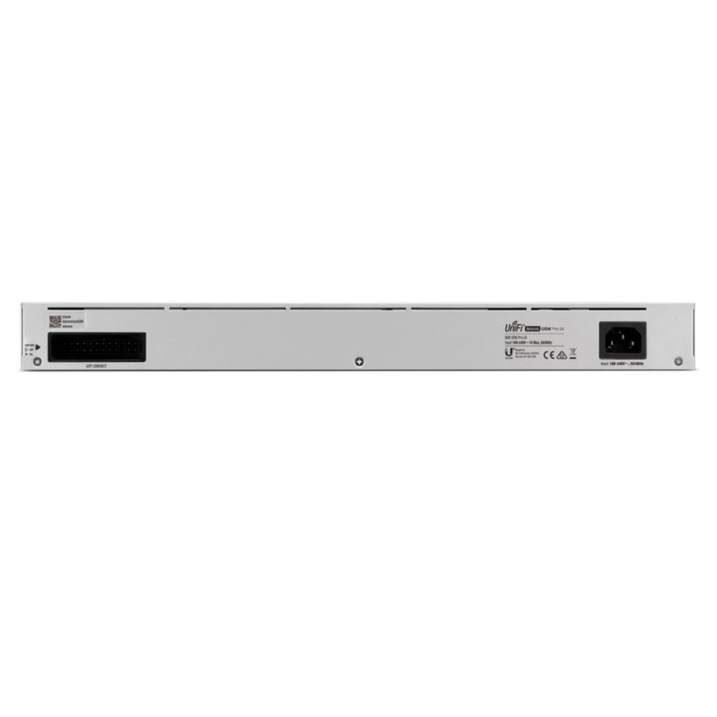 [USW-24] Ubiquiti - Switch UniFi Capa 2 de 24 puertos 10/100/1000 Mbps + 2 puertos 1G SFP Pantalla Informativa