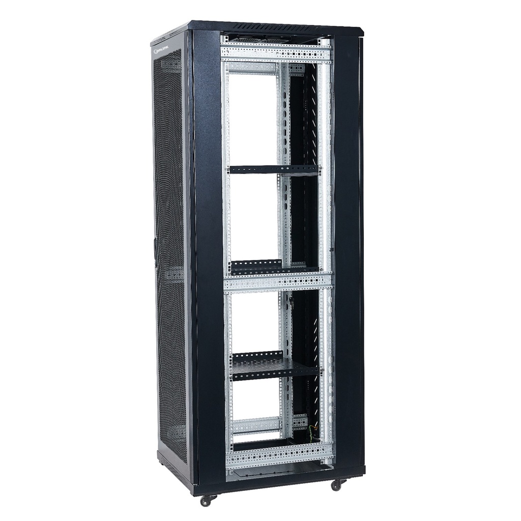 [FS6837-MDM/600x800] Onlink - Rack de Piso Cerrado 37U 600x800x1832mm con Puerta Frontal de Malla y Doble Puerta Trasera de Malla