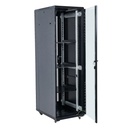 [FS6837-VDM/600x800] Onlink - Rack de Piso Cerrado 37U 600x800x1832mm con Puerta Frontal de Vidrio y Doble Puerta Trasera de Malla