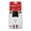 [HKM-V099-D-120V] HKM - Protector  C/Pantalla Equipos Electronicos 120V 15A 1 Toma [Enchufable]