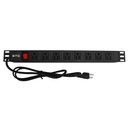 [STC-PDU8] STC - Regleta Rack PDU 8 Tomas 15Amp 120V
