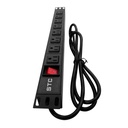 [STC-PDU8] STC - Regleta Rack PDU 8 Tomas 15Amp 120V