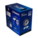 [ATB-CFC6INDCCA1] Beconnect - Cable FTP Apantallado Indoor Categoria 6 CCA [Bobina 100 Metros]