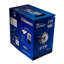 [ATB-CFC6OUTCCA1] Beconnect - Cable FTP Apantallado Outdoor Categoria 6 CCA Doble chaqueta [Bobina 100 Metros]