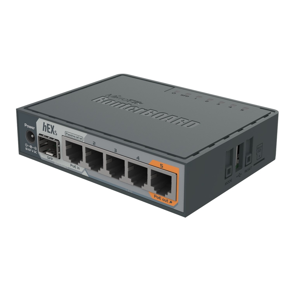 [RB760iGS] Mikrotik - hEX S with case