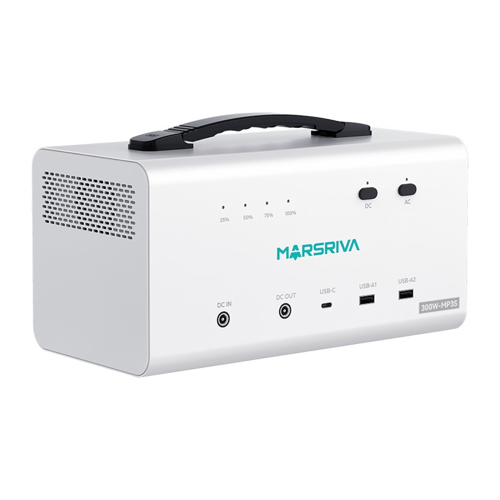 [MP3S] Marsriva - Estacion de Poder Portatil 300W [327.6WH/12.8V/25600MAH]