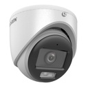 [DS-2CE70KF0T-LMFS(2.8mm)] Hikvision - Cámara Domo con Audio 3K ColorVu Lente 2.8mm [Metalico]