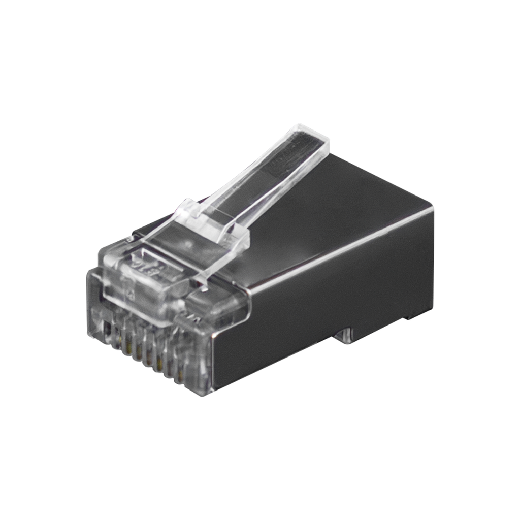 [ATB-RJ456A] Beconnect - Conector RJ45 Blindado Categoria 6A FTP [50 unidades]