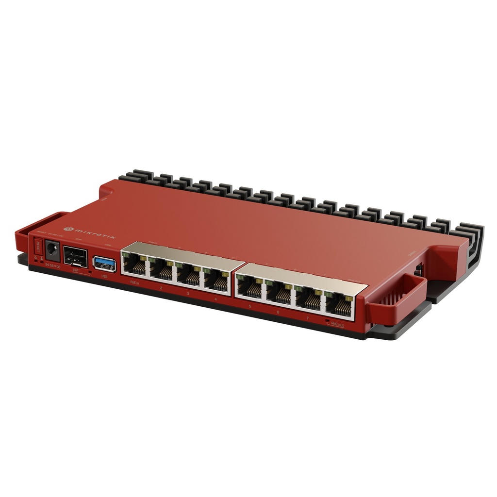 [L009UiGS-RM] Mikrotik - L009UiGS en Escritorio/1U Rackmount con RouterOS L5