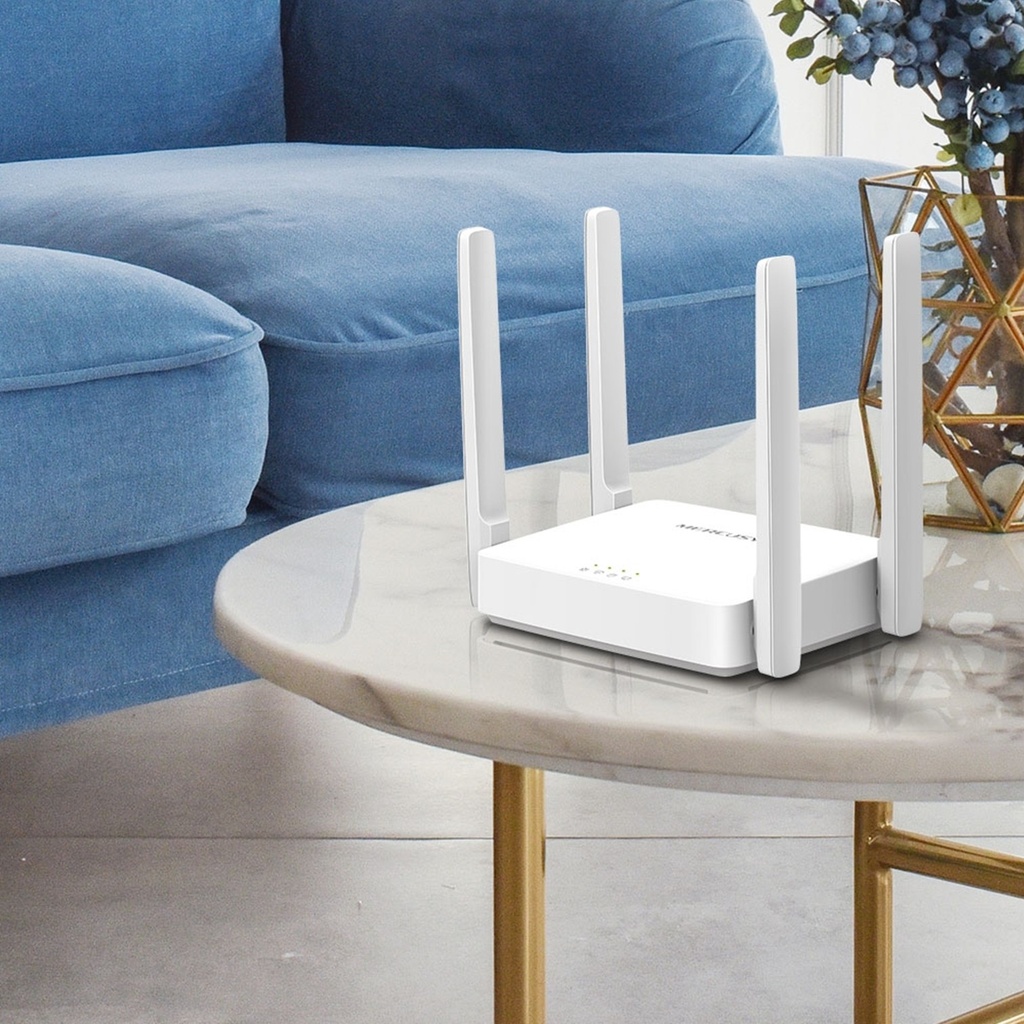 [AC10] Mercusys - Router Inalambrico WiFi Doble Banda AC1200 4 Antenas 5dBi