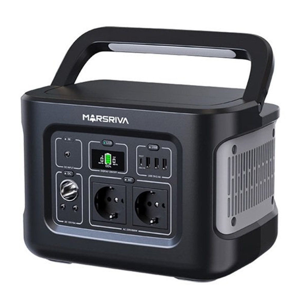 [MP6-PRO] Marsriva - Estacion de Poder Portatil 600W [655.3WH/25.6V/25600MAH]